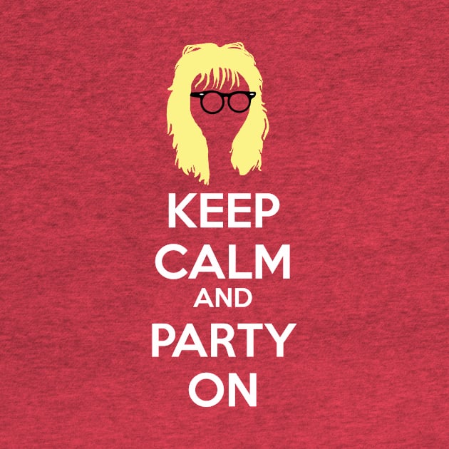 Keep Calm and Party On by Rubynibur